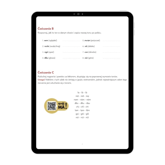 Wietnamski na start cz. 1 e-book przykładowe ćwiczenia, wietnamskie zaimki osobowe