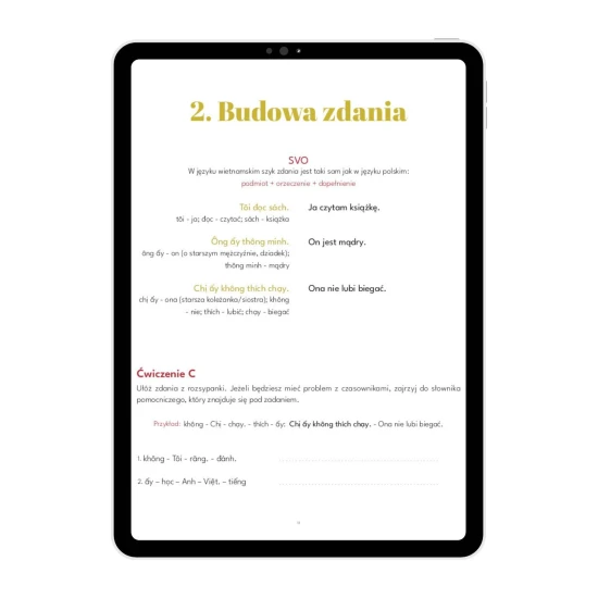 Wietnamski na start cz. 2  budowa zdania w wietnamskim, wietnamski od podstaw