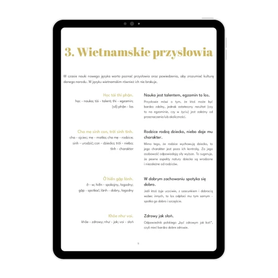 Wietnamski na start cz. 10 e-book wietnamskie przysłowia, wietnamski dla początkujących