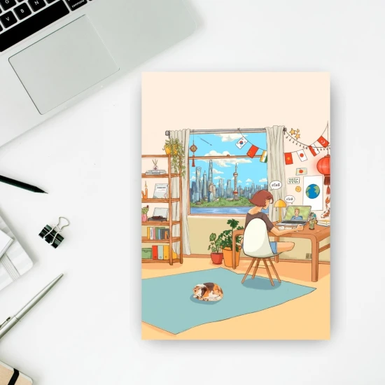 Planer azjatycki, planer językowy do nauki - okładka