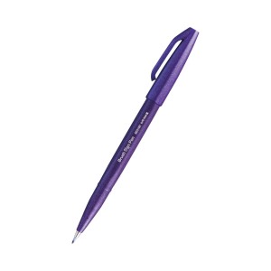 Brushpen do pisania znaków fioletowy purpurowy