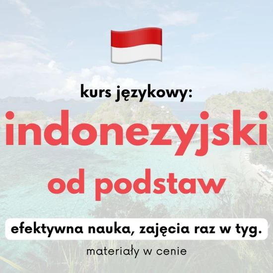 Poziom 1: kurs indonezyjskiego od podstaw