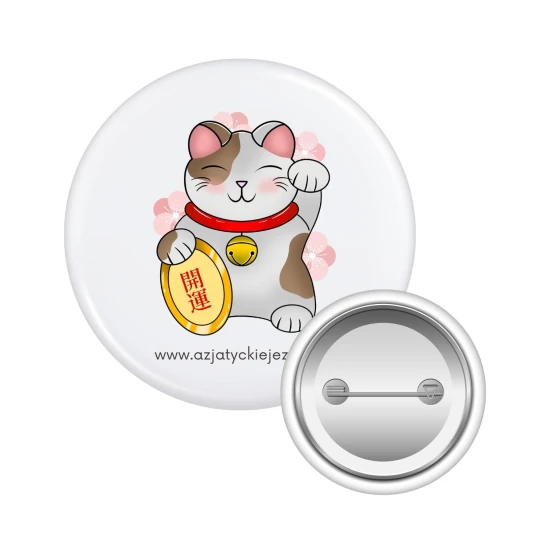 Przypinka Maneki neko #2.jpg