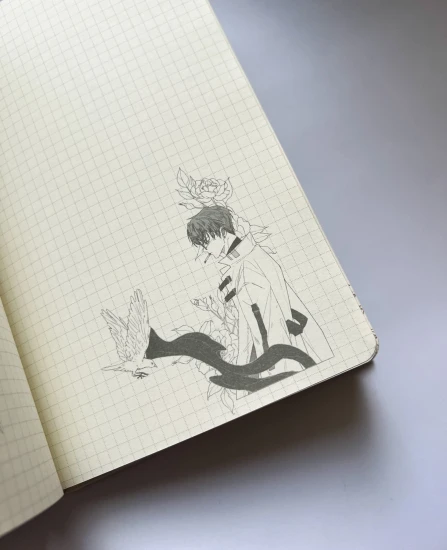 Notes manga, przykładowe wnętrze