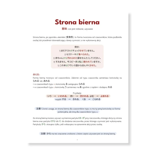 Drukowane ćwiczenia JLPT N4 cz. 2 - ćwiczenia, gramatyka, słówka, kanji, przykładowa zawartość