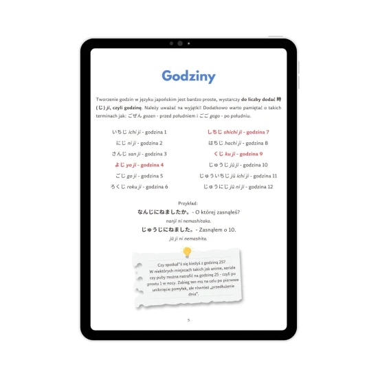 E-book Jak opowiadać o sobie po japońsku - podawanie czasu, japoński od podstaw
