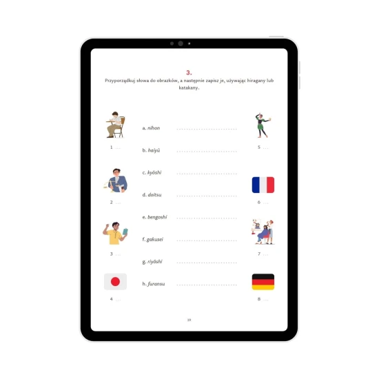 E-book Jak opowiadać o sobie po japońsku przykładowe zadania, japoński dla początkujących