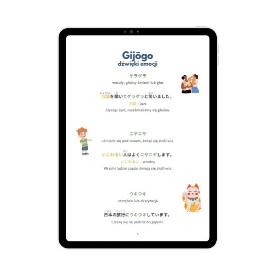 E-book Japoński średniozaawansowany - gramatyka, słownictwo i czytanki dźwięki emocji, japońska gramatyka