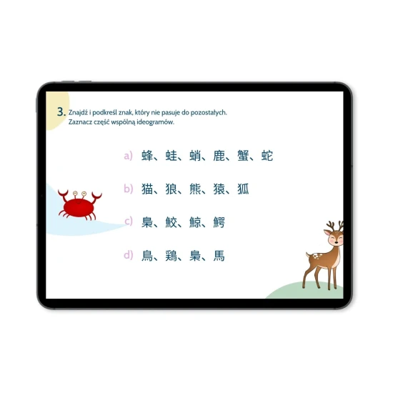 Ebook Kanji Zwierzęta - Kanji Ćwiczenia przykładowe ćwiczenia, japoński dla początkujących