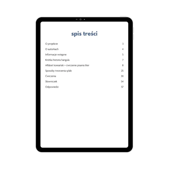 Hangul od podstaw e-book spis treści, alfabet koreański