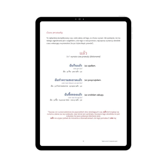 Tajski na start cz. 2 nauka czasów, tajska gramatyka od podstaw
