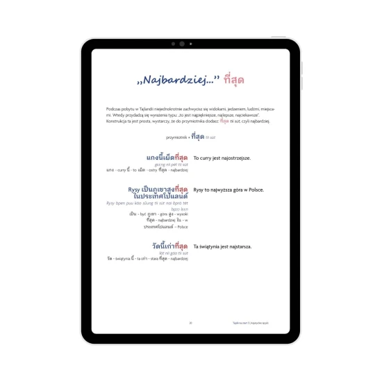 Tajski na start cz. 3 e-book tajska gramatyka, nauka tajskiej gramatyki