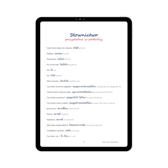 Tajski na start cz.7 słownictwo w podróży, tajski od podstaw