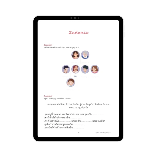 Tajski na start cz.8  przykładowe zadania, nauka tajskiego