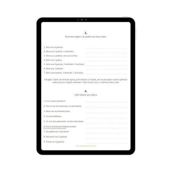 Ebook tajski z ćwiczeniami - słownictwo z kategorii dom 4.jpg