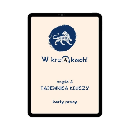 W Krzakach: Klucz do klucza cz. 2 - Karty pracy okładka, ćwiczenia z chińskiego, nauka hanzi