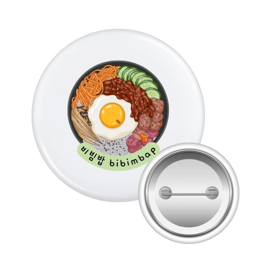 Przypinka bibimbap
