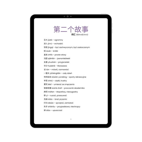 Tekst HSK2/HSK3 fragment czytanki, opowiadanie po chińsku