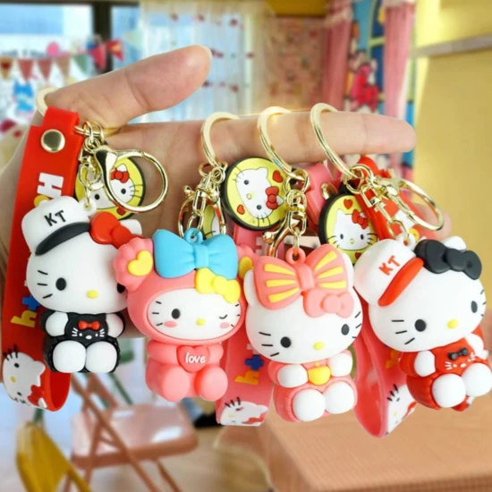 Breloczek silikonowy z Hello Kitty