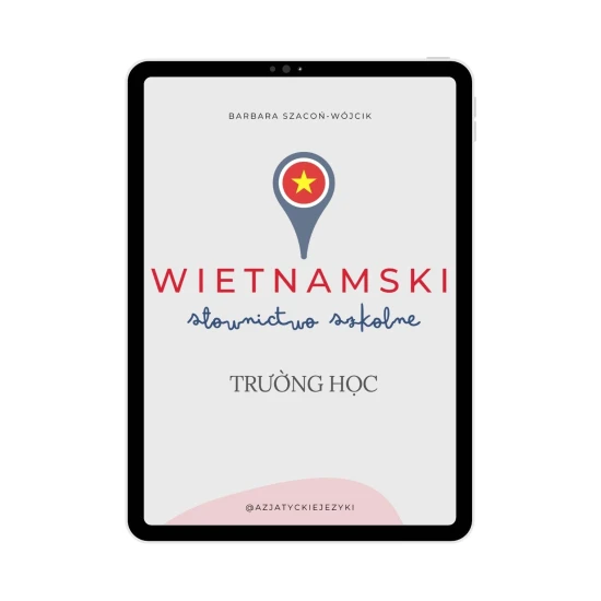 Mini ebook Szkolne słownictwo - język wietnamski okładka, wietnamskie słówka na szkołę