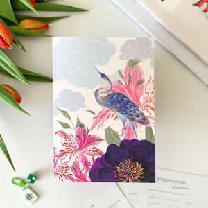 Zeszyt do słówek - delikatne kwiaty
