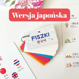 Japońskie fiszki na kółku + lista słówek