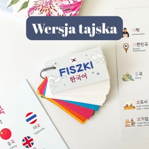 Tajskie fiszki na kółku + lista słówek