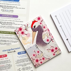 Wiosenny notatnik azjatycki - Żuraw