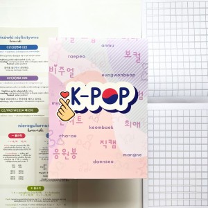 Zeszyt do pisania po koreańsku k-pop