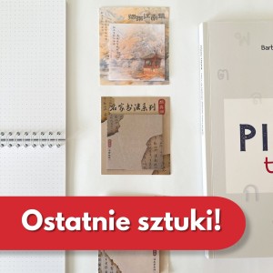 Karteczki samoprzylepne z azjatyckimi motywami