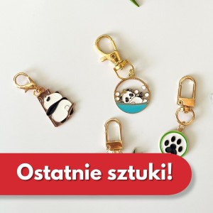 Brelok panda - mix wzorów