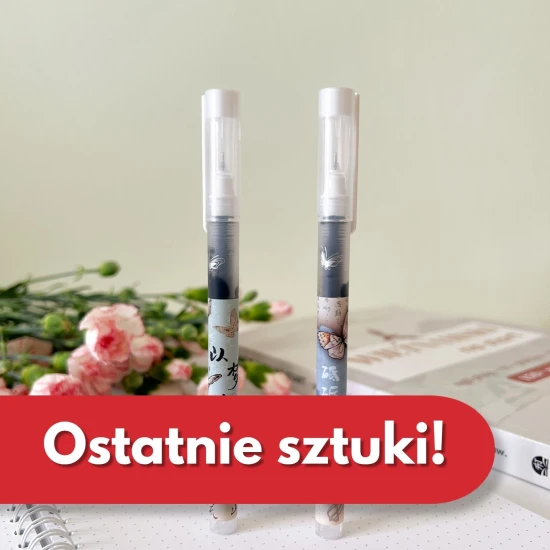 Długopis żelowy motyle