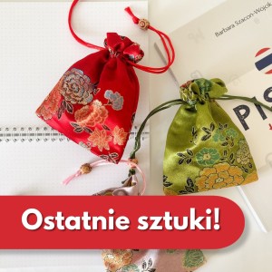 Sakiewka jedwabna na prezent - różne wzory do wyboru