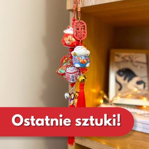 Zawieszka na szczęście Maneki Neko
