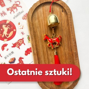 Zawieszka z koniem na Chiński Nowy Rok