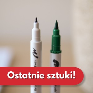 Zestaw: brushpen dwustronny do pisania znaków