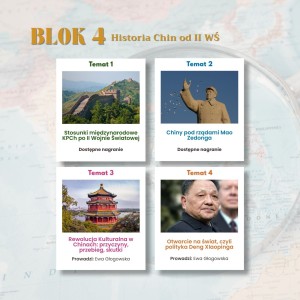 Webinary kulturowo-historyczno-społeczne o Azji Wschodniej i Południowo-Wschodniej - blok 4 - tematy
