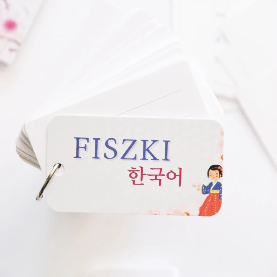 Koreańskie fiszki na kółku