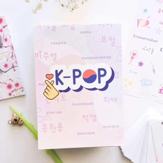 Zeszyt wongoji K-pop do pisania po koreańsku