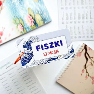 Japońskie fiszki na kółku + lista słówek