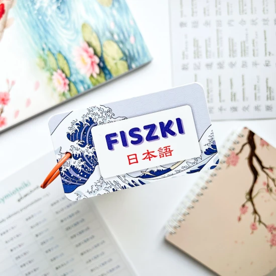 Japońskie fiszki na kółku + lista słówek