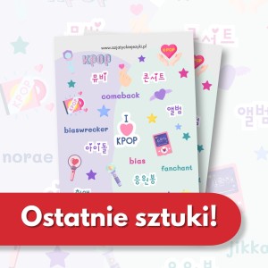 Naklejki k-pop | Dla fanów k-popu