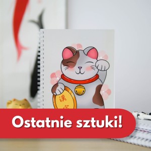 Zeszyt do kanji Maneki neko