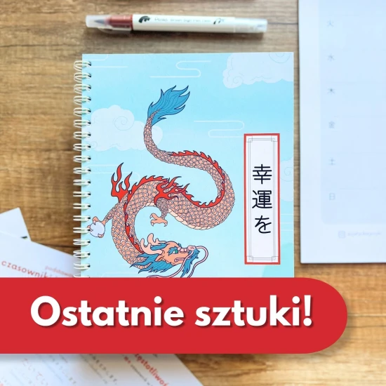 Zeszyt do kanji Smok