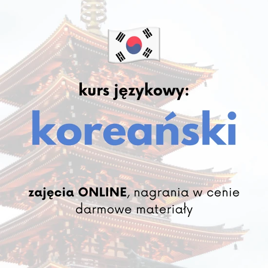 Kurs koreańskiego | Lekcje koreańskiego