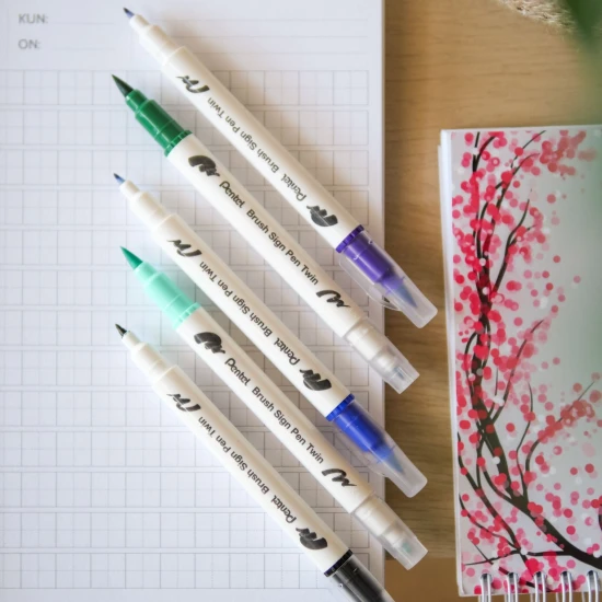 Brushpen podwójny