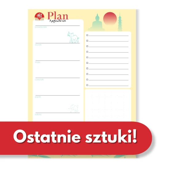 Planer z tajskim motywem