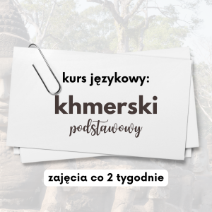 Kurs khmerskiego podstawowy