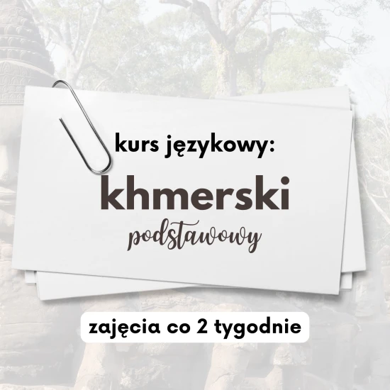 Kurs khmerskiego podstawowy