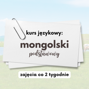 Kurs mongolskiego od podstaw